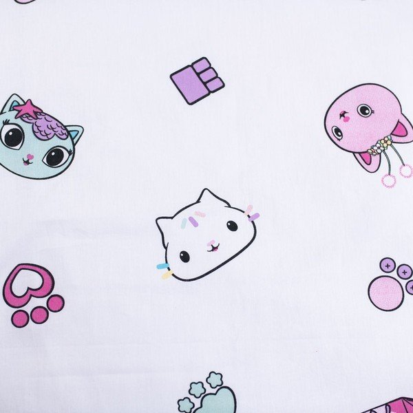 Памучно детско спално бельо за детско креватче 100x135 cm Gabby's Dollhouse "Sugar Dream" – Jerry Fabrics-image-4