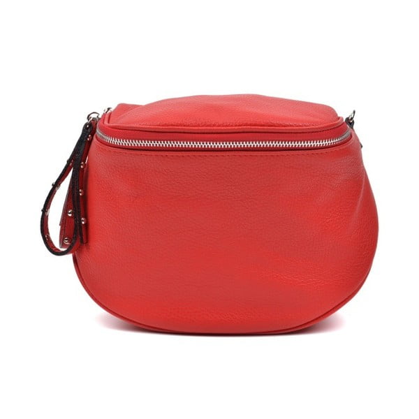 Червена кожена чанта Marhullo - Anna Luchini