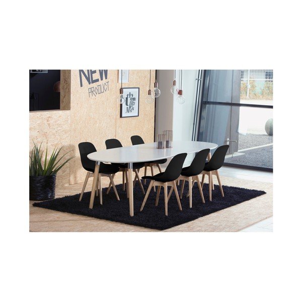 Sada 2 černých jídelních židlí Actona Scramble Dining Set-image-2