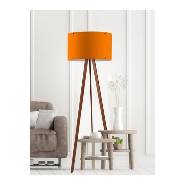 Оранжева подова лампа Woddy - Unknown