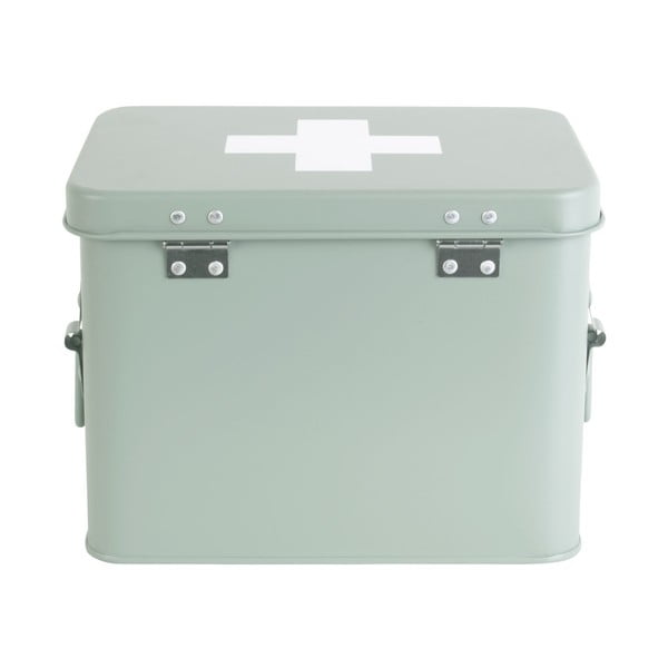 Метален шкаф за лекарства в ментовозелен цвят Медицина, ширина 21,5 cm - PT LIVING-image-4