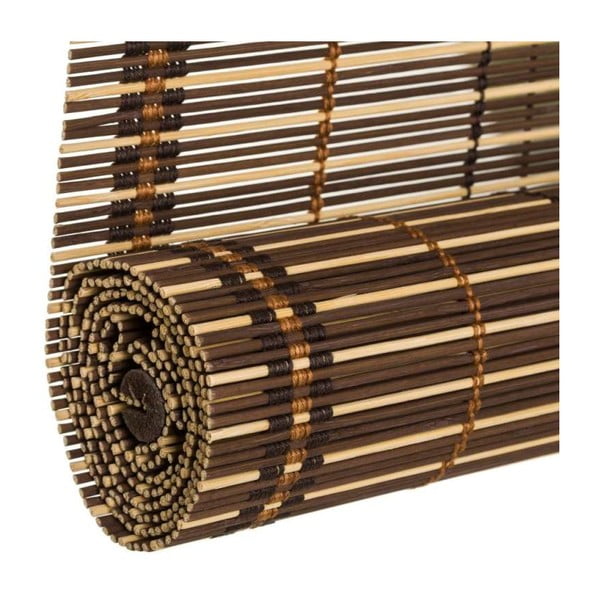 Тъмнокафява бамбукова ролетна щора 160x180 cm Natural Life - Casa Selección-image-2