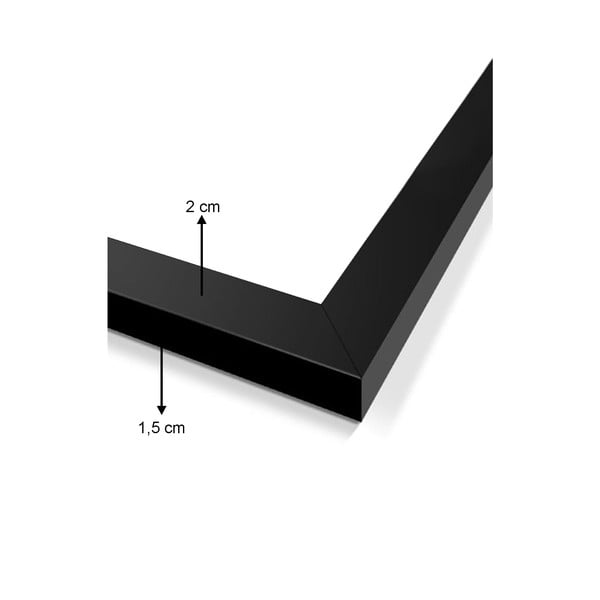 Комплект от 3 картини в черна рамка Elegant, 35 x 45 cm - Vavien Artwork-image-2