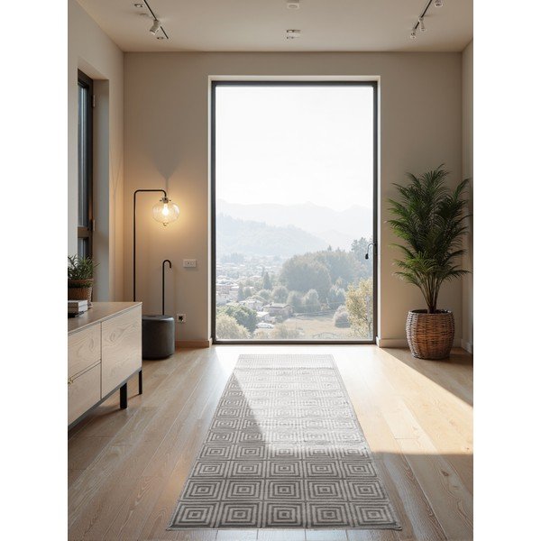 Сива пътека 80x240 cm Perles Tourmaline – Elle Decoration-image-1