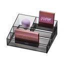 Матово черен органайзер за козметика за баня от рециклирана пластмаса Nail Station - iDesign