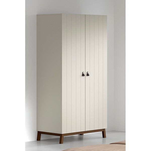 Бежов детски гардероб 99x196x58 cm Sezane – Vipack-image-1