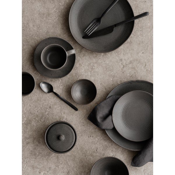 Тъмнокафява керамична купа ø 8 cm KUMI - Blomus-image-1