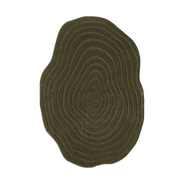 Тъмнозелен килим 160x230 cm Pebble – ESTE