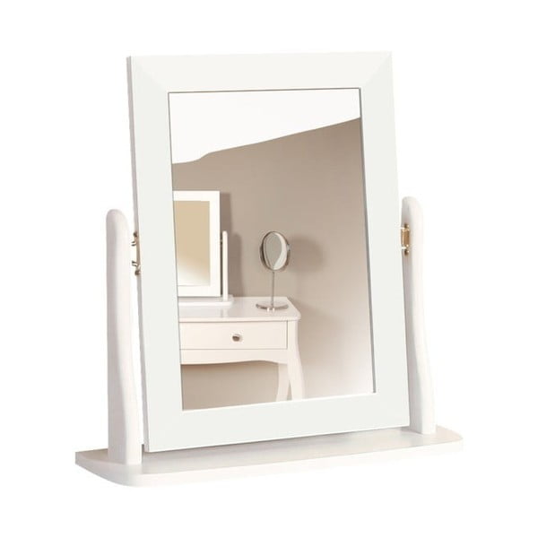 Бяло козметично огледало за тоалетка Baroque - Steens