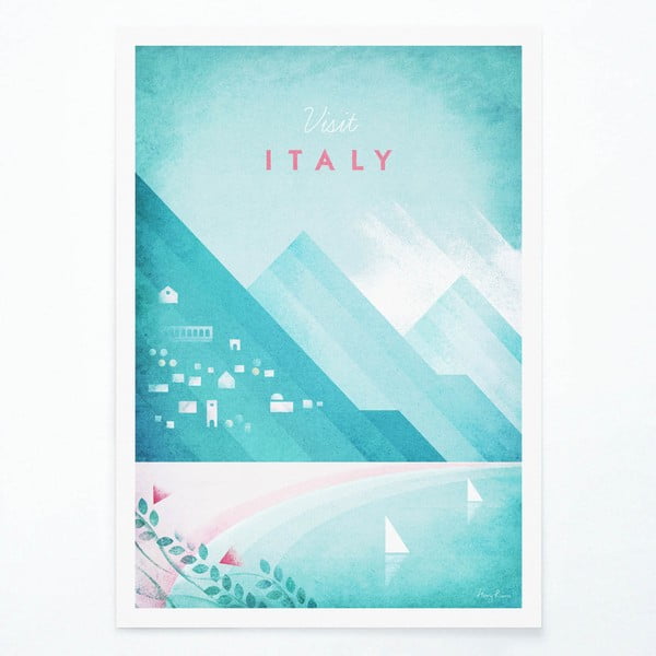 Плакат , 50 x 70 cm Italy - Travelposter