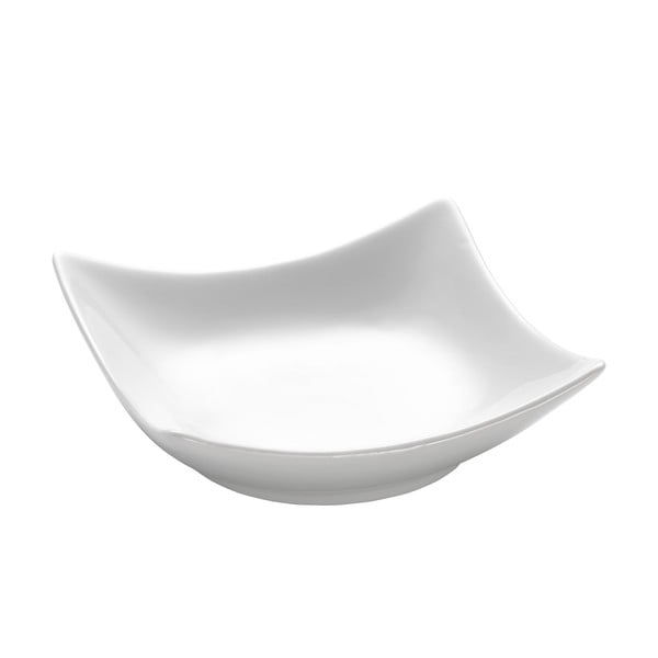 Бяла порцеланова купа Basic Wave, 10,5 x 10,5 cm - Maxwell & Williams