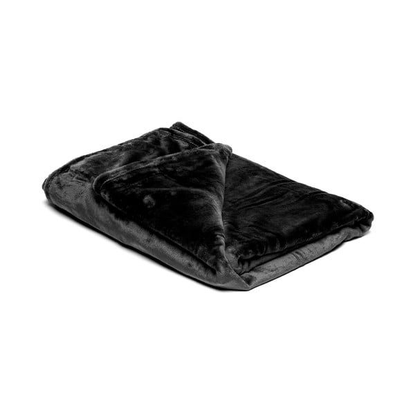 Черно одеяло от микроплюш , 150 x 200 cm - My House