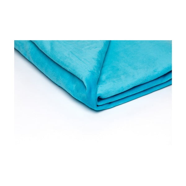 Синьо  одеяло от микроплюш 150x200 cm Micro – My House-image-1