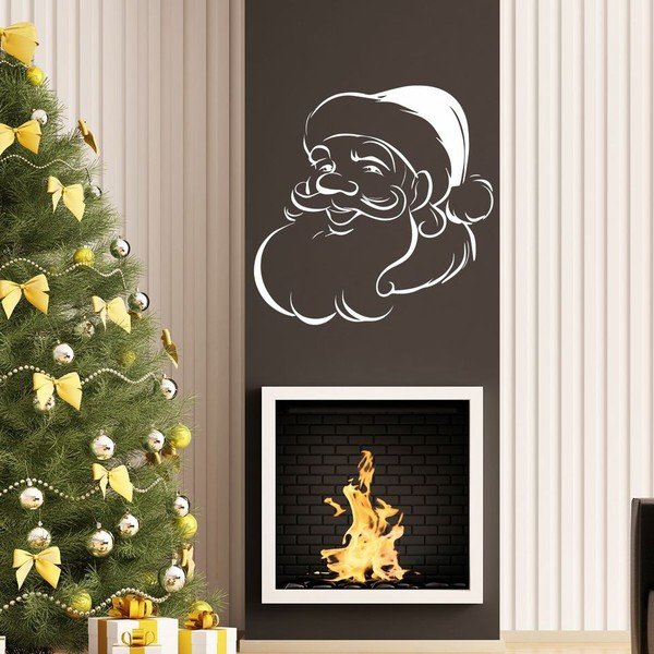 Samolepka White Santa Clause-image-1