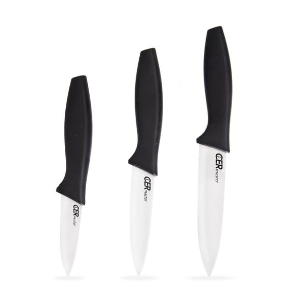 Комплект от 3 керамични кухненски ножа Cermaster - Orion