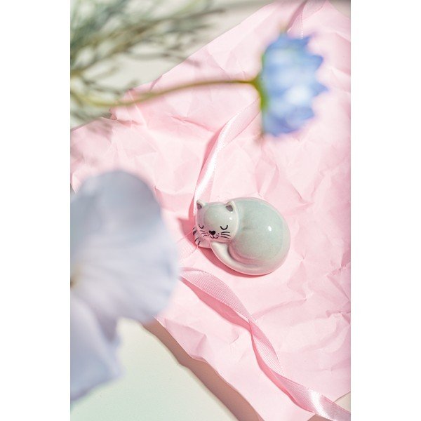 Керамична статуя (височина 3 cm) Pawfect Cat – Sass & Belle-image-1