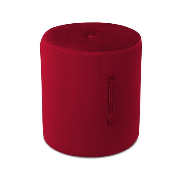 Червена табуретка  , ⌀ 40 cm Fiore - Mazzini Sofas