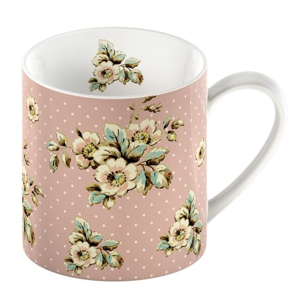 Розова порцеланова чаша , 330 ml Cottage Flower - Creative Tops