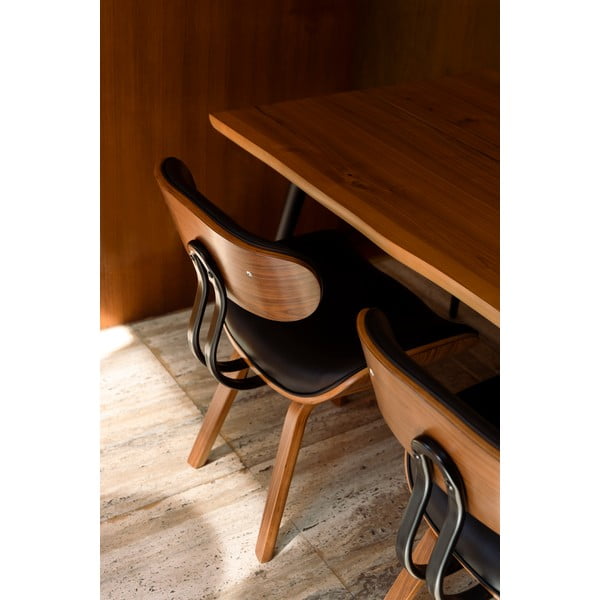 Черно Wallnut стол Blackwood - Dutchbone-image-1