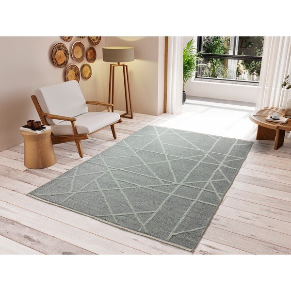 Сив килим 80x150 cm Lux - Universal-image-1