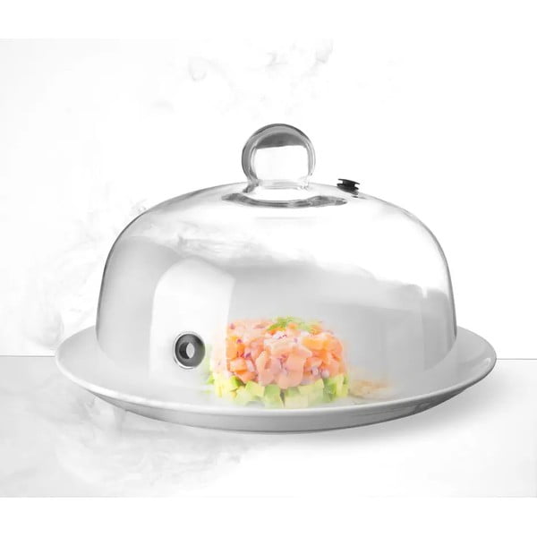 Стъклен капак с отдушник за пушене - Hendi-image-1