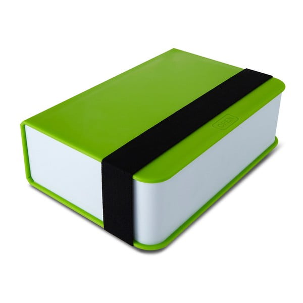 Zelený svačinový box Black + Blum Book
