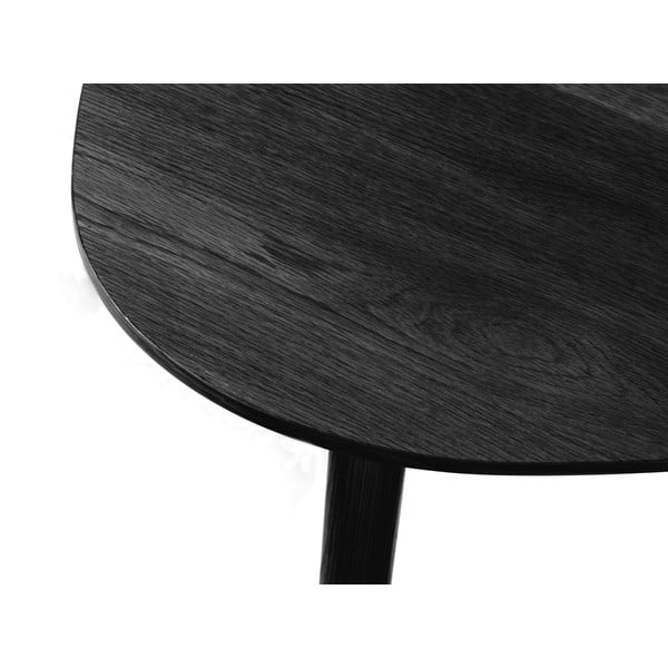 Черни масички за кафе в комплект от 2 бр. 70x100 cm Adda – Unique Furniture-image-3