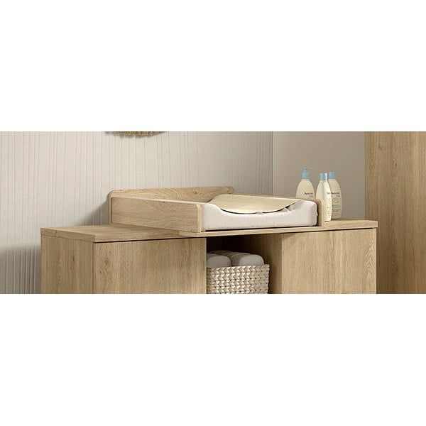 Маса за преповиване в естествен цвят (дълбочина на подходящ шкаф 43 cm) Sam – Vipack-image-1