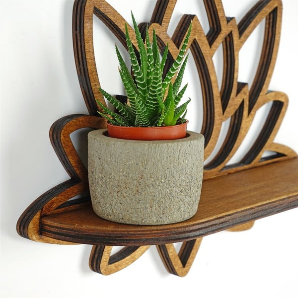 Рафт в естествен цвят 33 см Lotus - Kalune Design-image-4