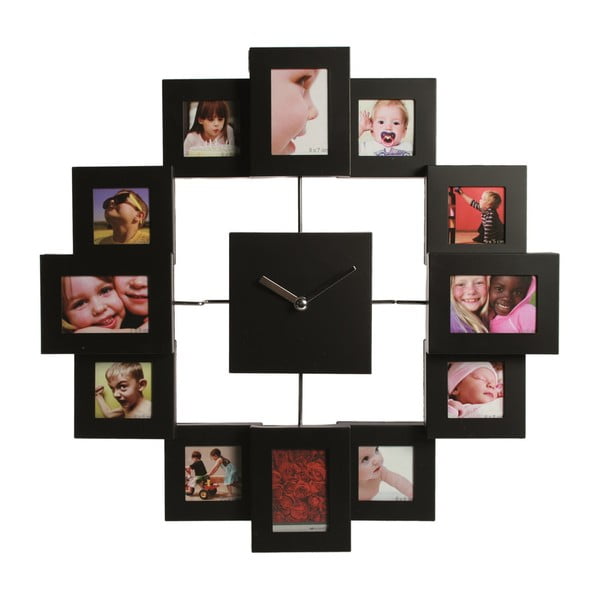 Часовник за семейни снимки, черен - Unknown