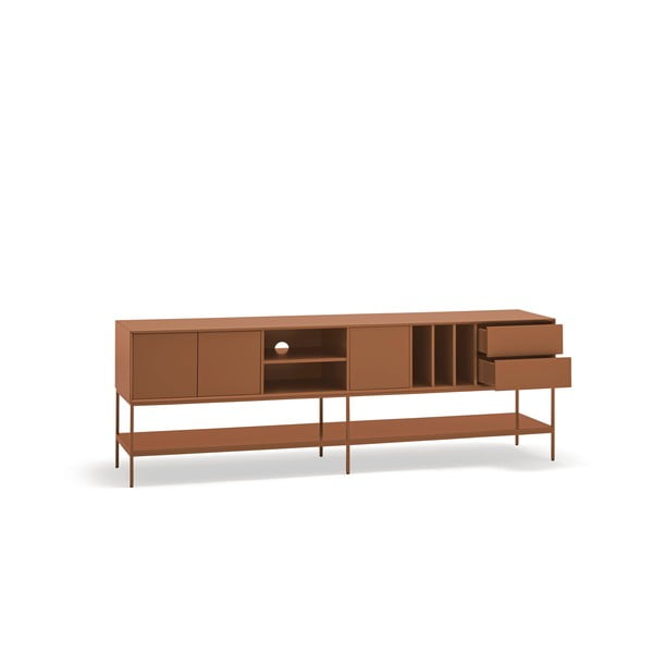 Маса за телевизор в тухлен цвят 220x74x45 cm Platt – Teulat-image-4