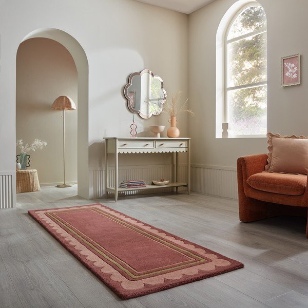 Бордо ръчно изработена вълнена пътека 80x230 cm Lois – Flair Rugs-image-1