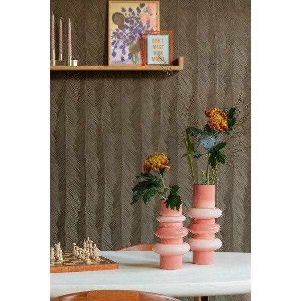 Розова желязна ваза (височина 30 cm) Grato – PT LIVING-image-1