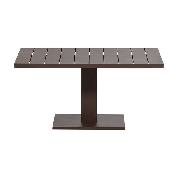 Метална градинска маса за хранене 80x100 cm Tesso – WOOOD