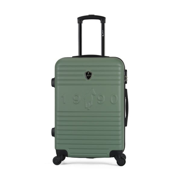 Zelený cestovní kufr na kolečkách GENTLEMAN FARMER Carro Valise Grand, 89 l