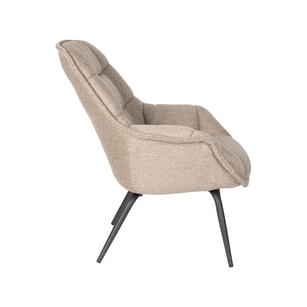 Бежово кресло Comfortable – White Label-image-3