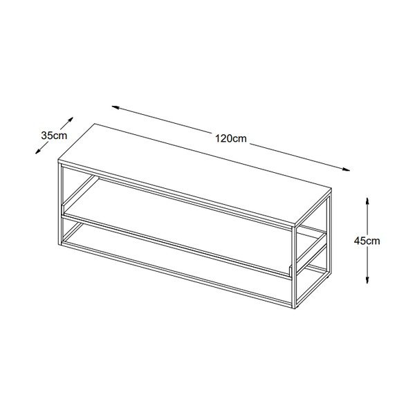 Стелаж за обувки в естествен цвят Rivoli - Unique Furniture-image-2