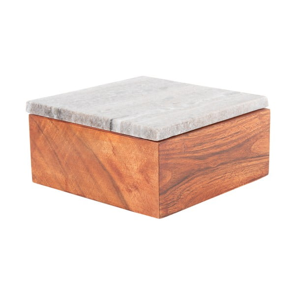 Кафява декоративна дървена кутия за съхранение Acacia – PT LIVING