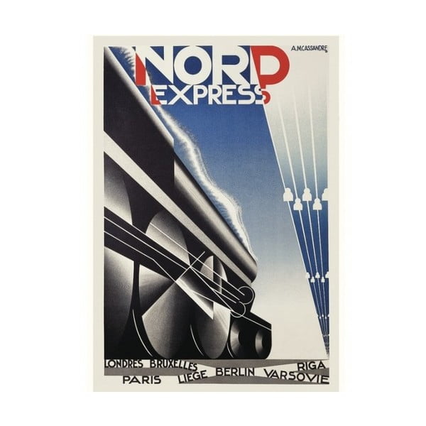 Obraz na plátně Nord Express, 80x60 cm