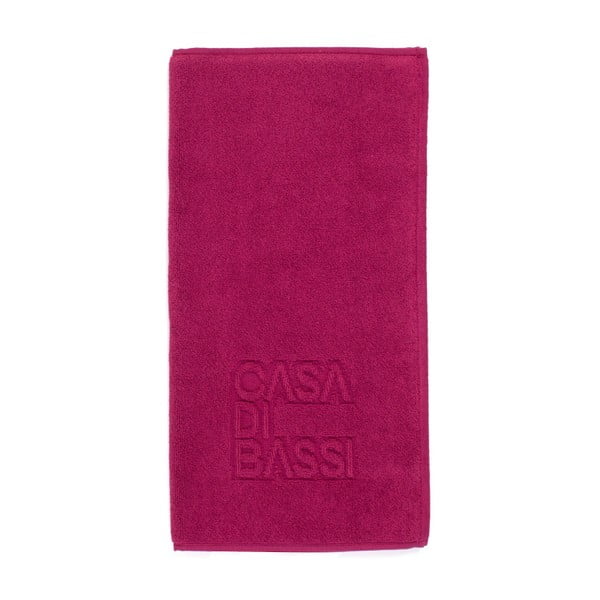 Casa Di Bassi червена памучна постелка за баня, 50 x 70 cm - Casa Di Bassi