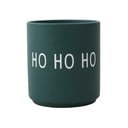 Тъмнозелена порцеланова чаша Фаворит Ho Ho Ho - Design Letters