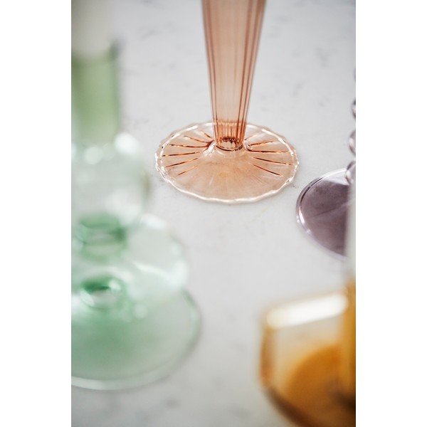 Зелен стъклен свещник - Bahne & CO-image-1