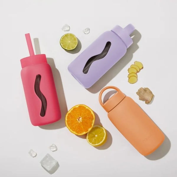 Бутилка за пътуване в цвят лавандула 500 ml Pastel Lilac – Muuki-image-1