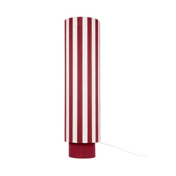 Червена/бяла въжена подова лампа (височина 106 cm) Vienna Stripes – Leitmotiv