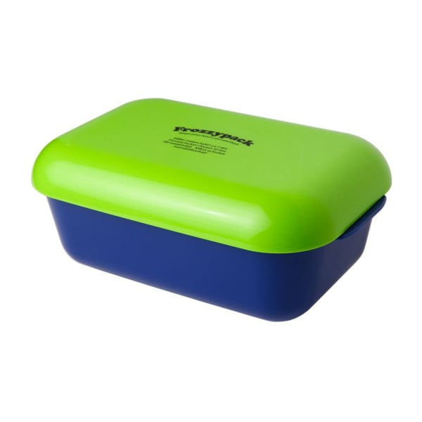 Chladící svačinový box Frozzypack Joyful Edition, blue/green