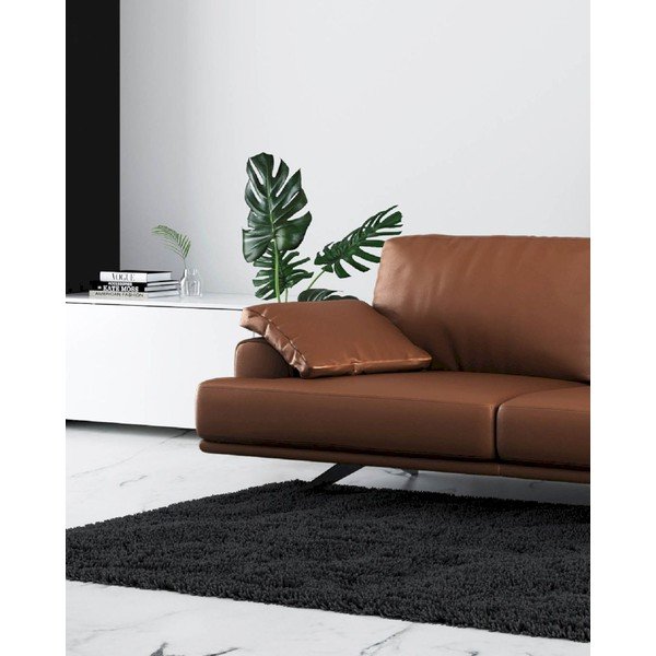 Коняк кафяв кожен диван 220 cm Prado - MESONICA-image-3