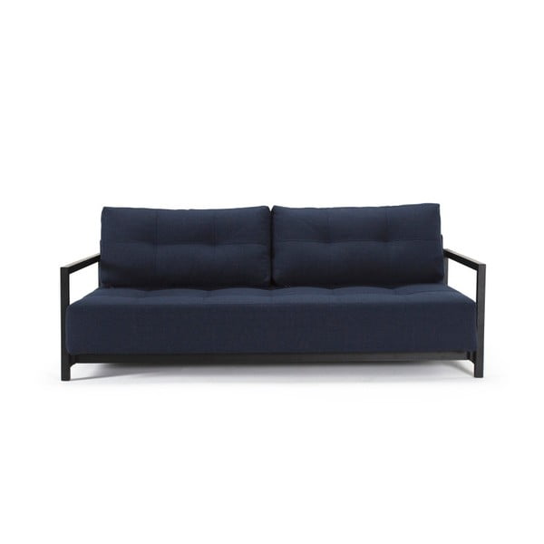 Тъмносин разтегателен диван Mixed Dance Blue, 115 x 210 cm Bifrost - Innovation