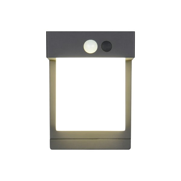 LED стенно външно осветително тяло със соларен панел (височина 14 cm) Colombo – Reality-image-2