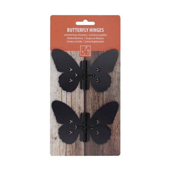 Метални панти за врати 4 бр. Butterfly – Esschert Design-image-1
