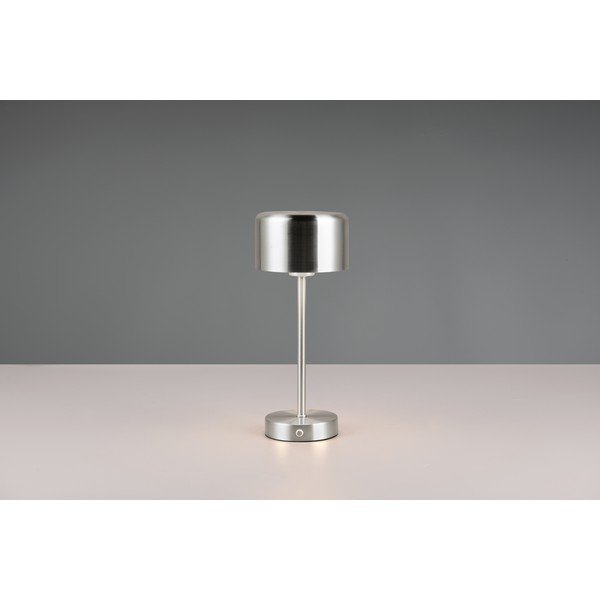 LED настолна лампа с възможност за димиране в сребристо (височина 30 cm) Jeff - Reality-image-3